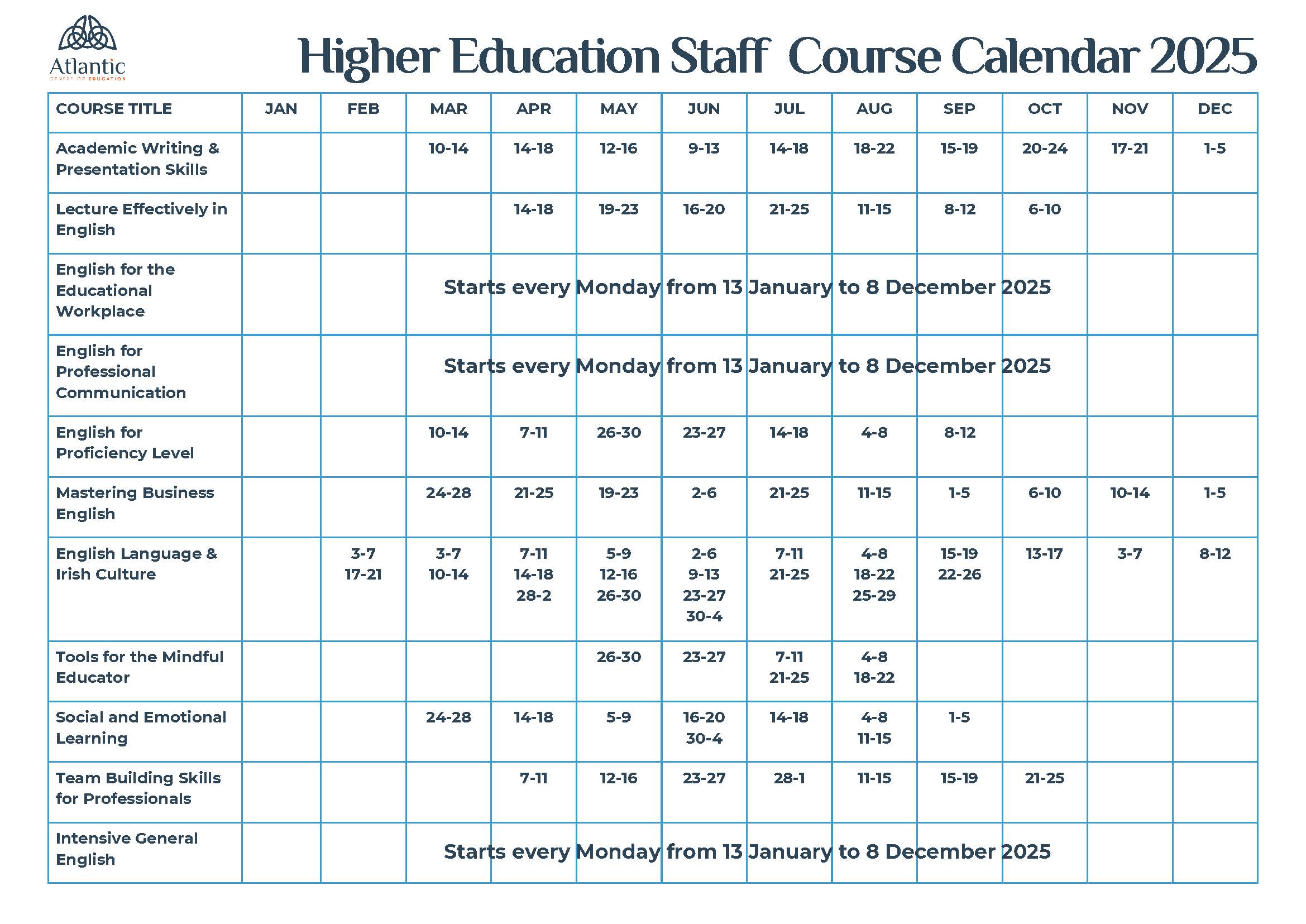 New Design HE 2025 Calendar